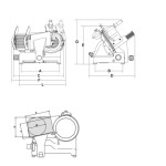 Αλλαντομηχανή Λεπίδα 300mm PALLADIO 300 INGR. TOP SRM-PALLADIO 300 INGR. TOP